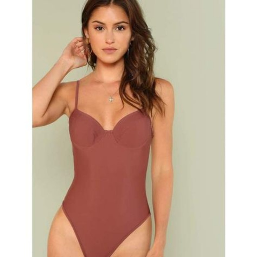 Bodysuit Open Back Bustier